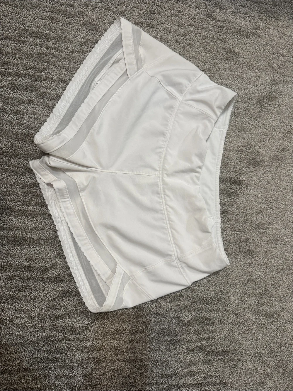 lululemon athletica White Athletic Shorts